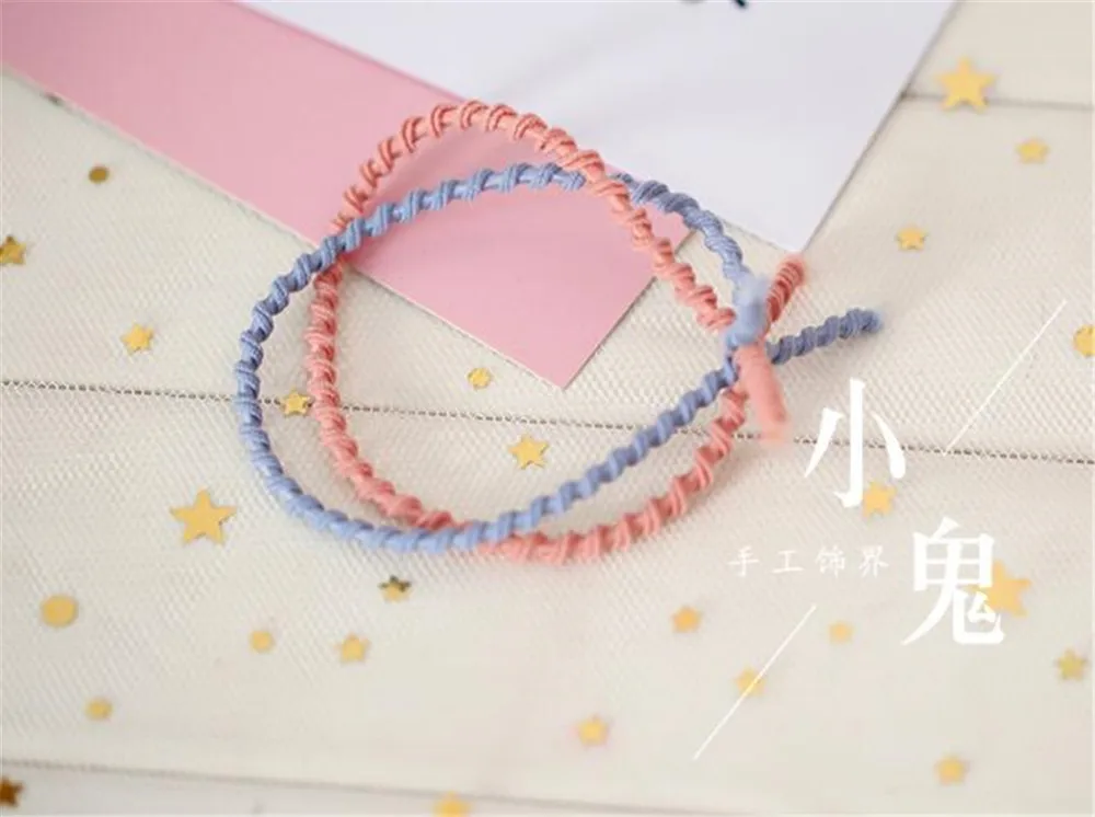 1 шт. Милая веревка для волос в стиле &quotЛолита&quot &quotгалактика&quot &quotзвезда&quot