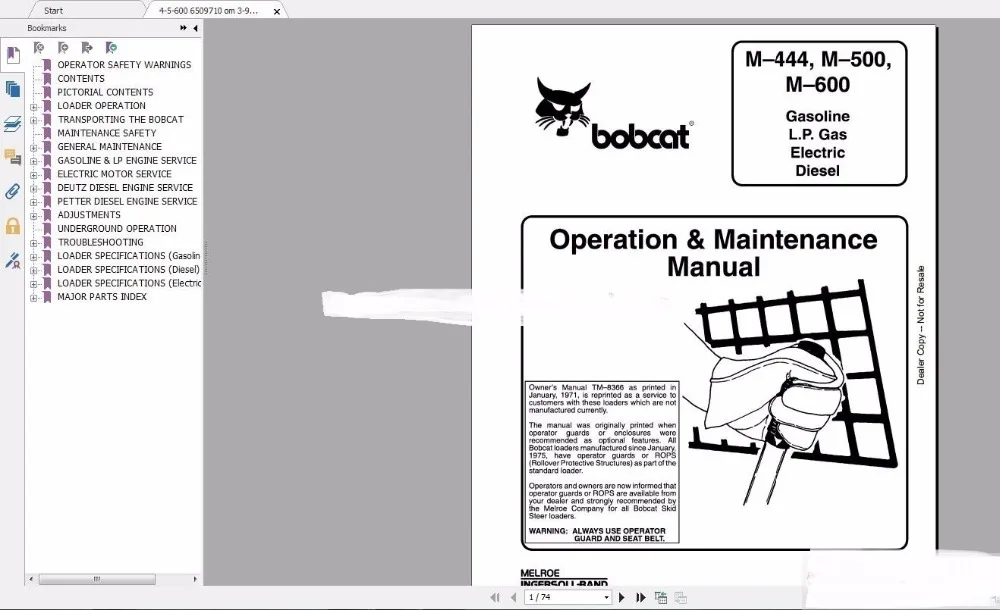 Руководство по эксплуатации Bobcat полный комплект DVD|full set|dvd set |