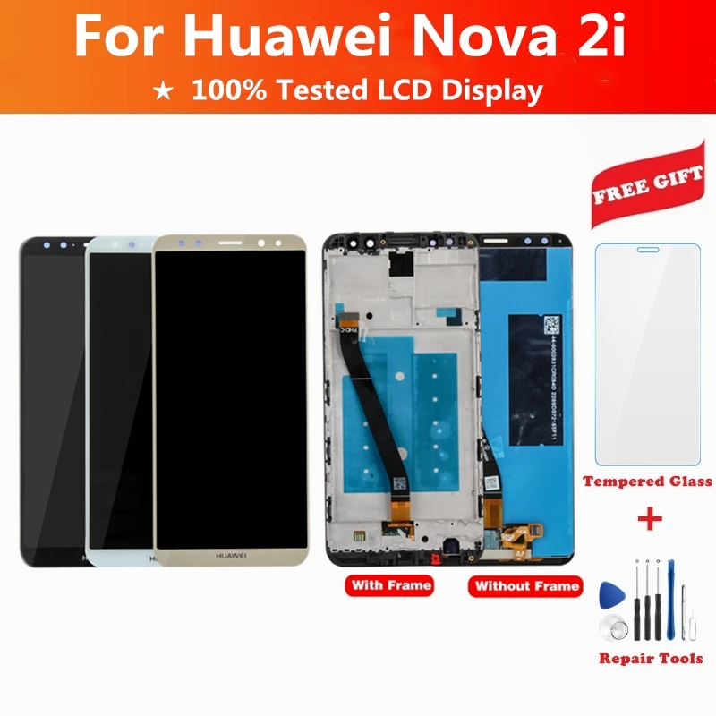 Экран для huawei Nova 2i ЖК-дисплей+ рамка 10 Сенсорная панель Nova2i ЖК-дигитайзер сборка запасные части