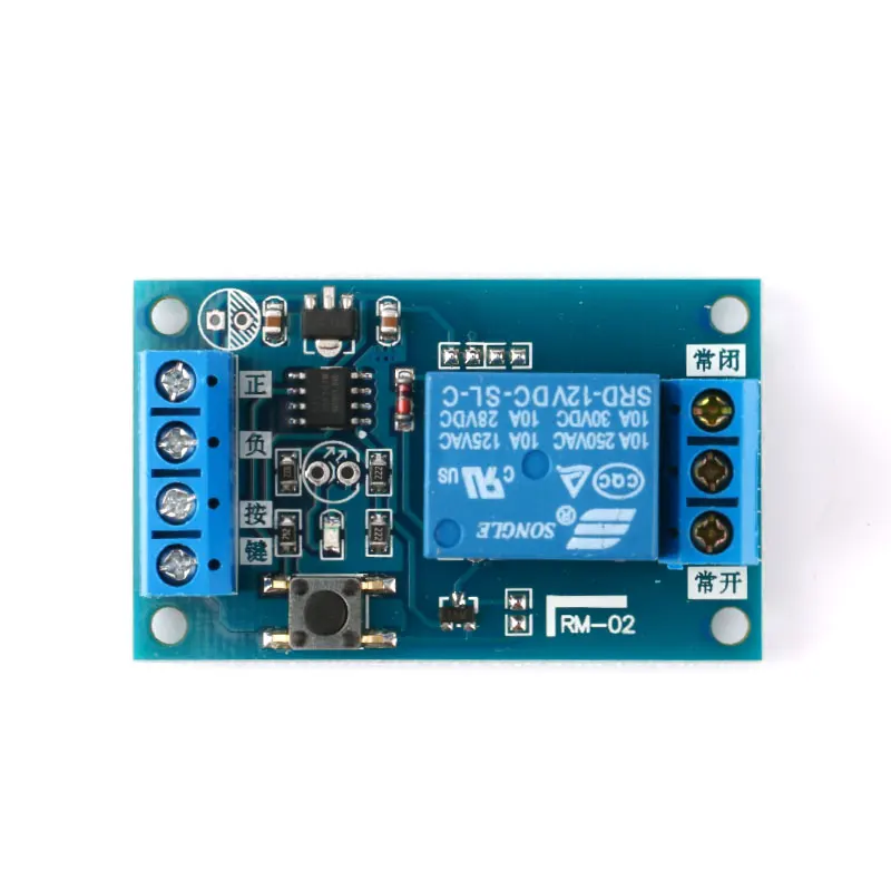 Однокнопочный релейный модуль 5 в 12 В модифицированный Автомобильный Запуск и