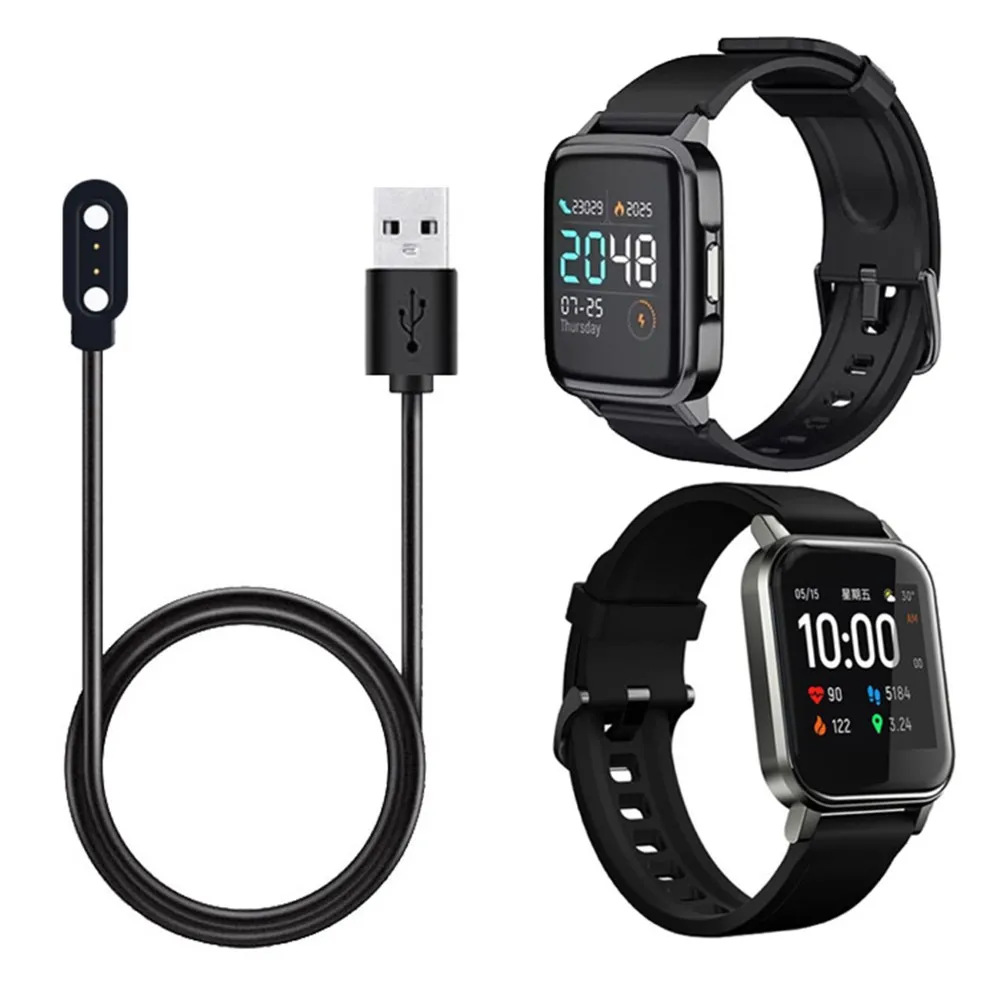

Smartwatch Dock Charger Adapter USB Charging Cable Base Cord Wire for Xiaomi Haylou Solar LS05/LS02/LS01 Smart Watch Charger