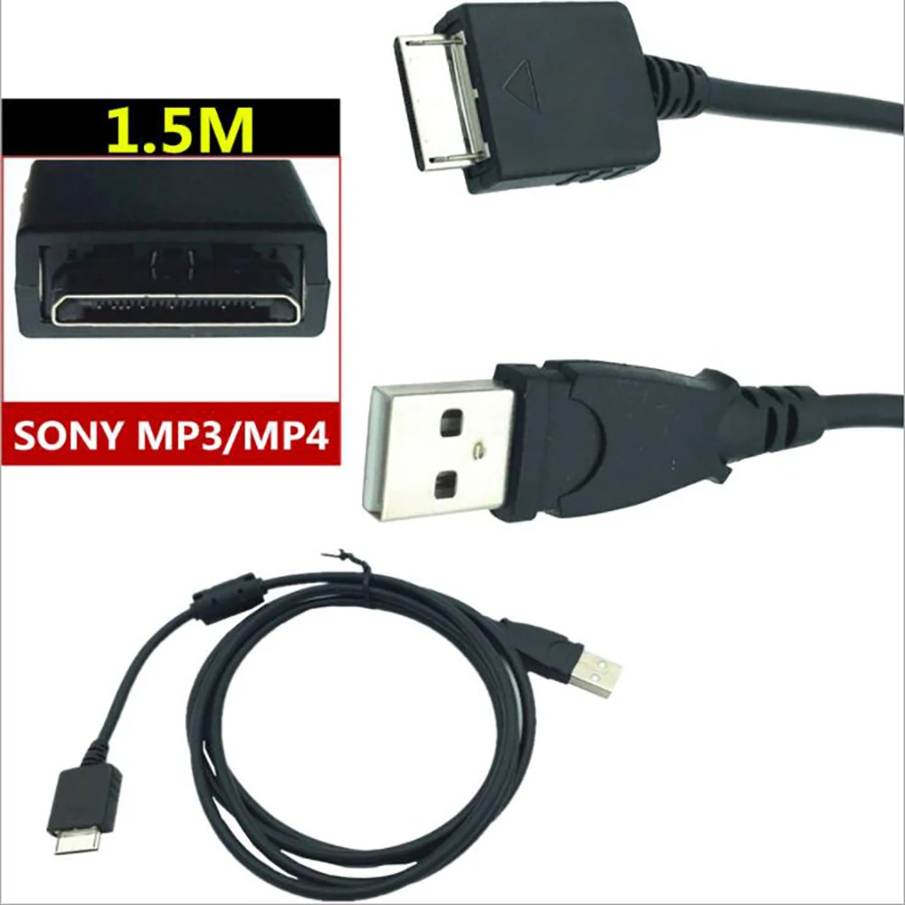 

Высококачественный 1,5 м USB кабель для синхронизации данных и зарядки, провод, шнур для mp3-плеера SONY Walkman