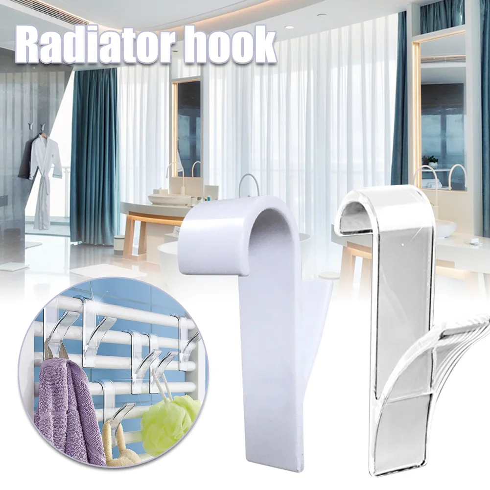 

Hanger for Heated Towel Radiator Rail Bath Hook Holder Clothes Hanger Scarf Hanger lpfk Multi-Purpose Hooks Home Storage Organiz
