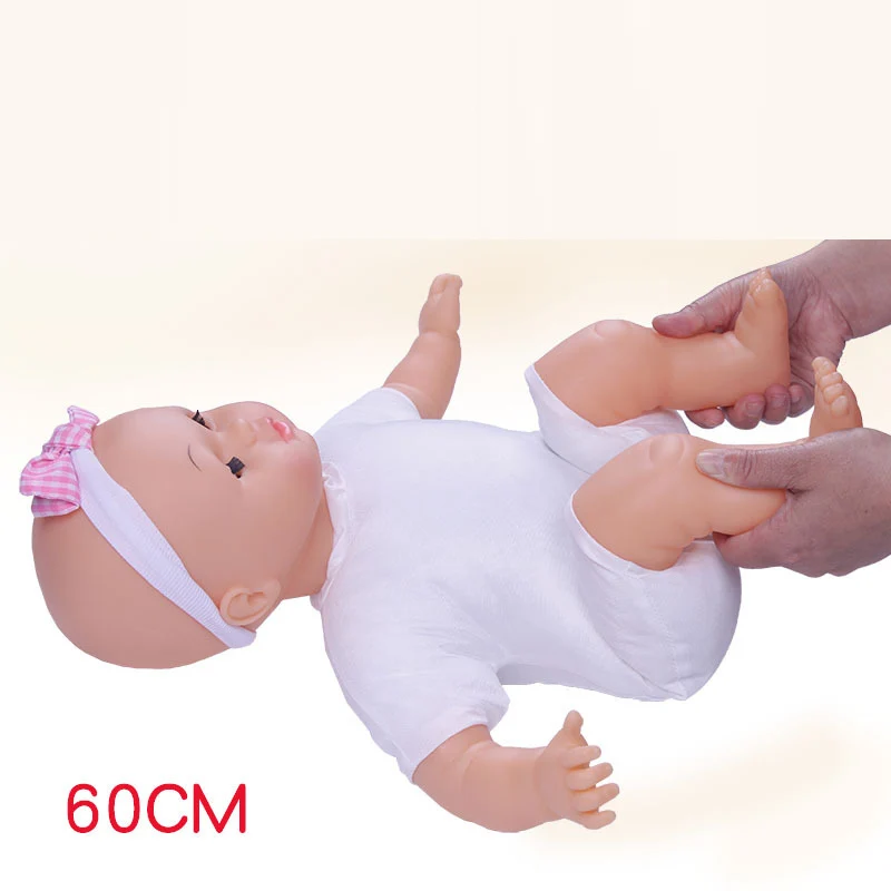 Кукла новорожденная мягкая 60 см для мальчиков и девочек|Куклы| |