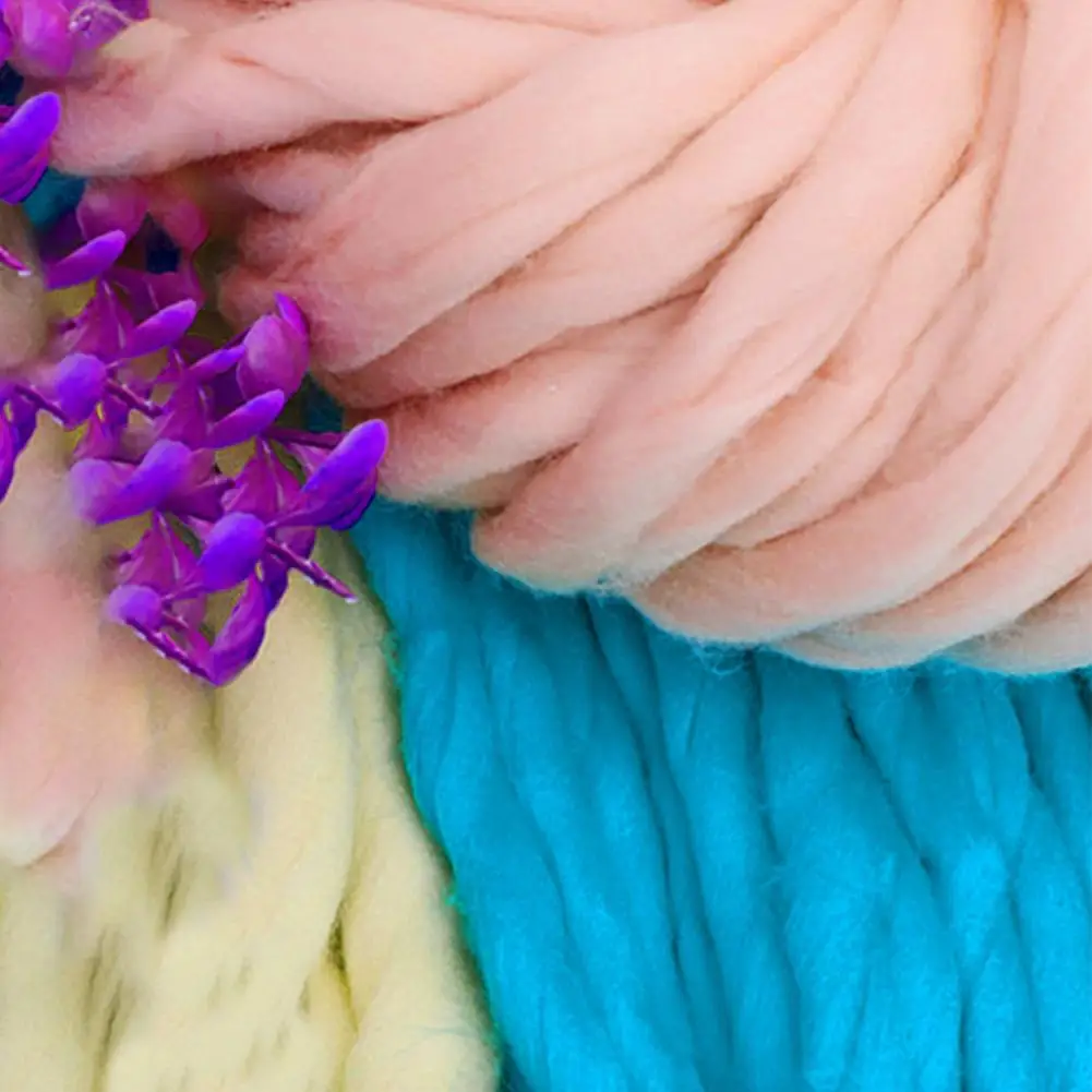 40 м Супер Толстая шерстяная пряжа DIY ручное мягкое теплое одеяло для плетения в