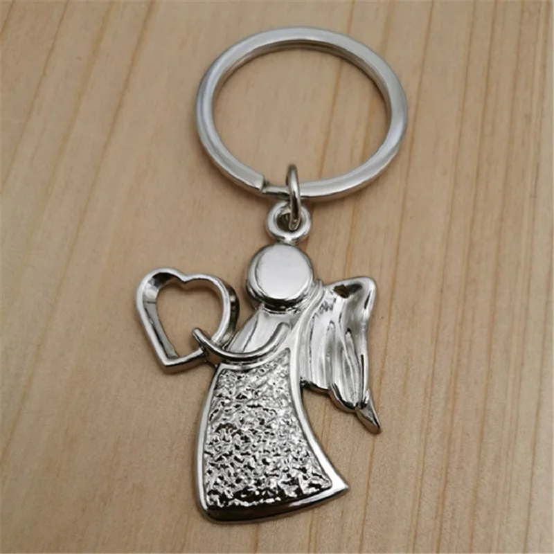 

high quality angel keychain key ring cute key chain for women key holder creative portachiavi chaveiro llaveros bag charm