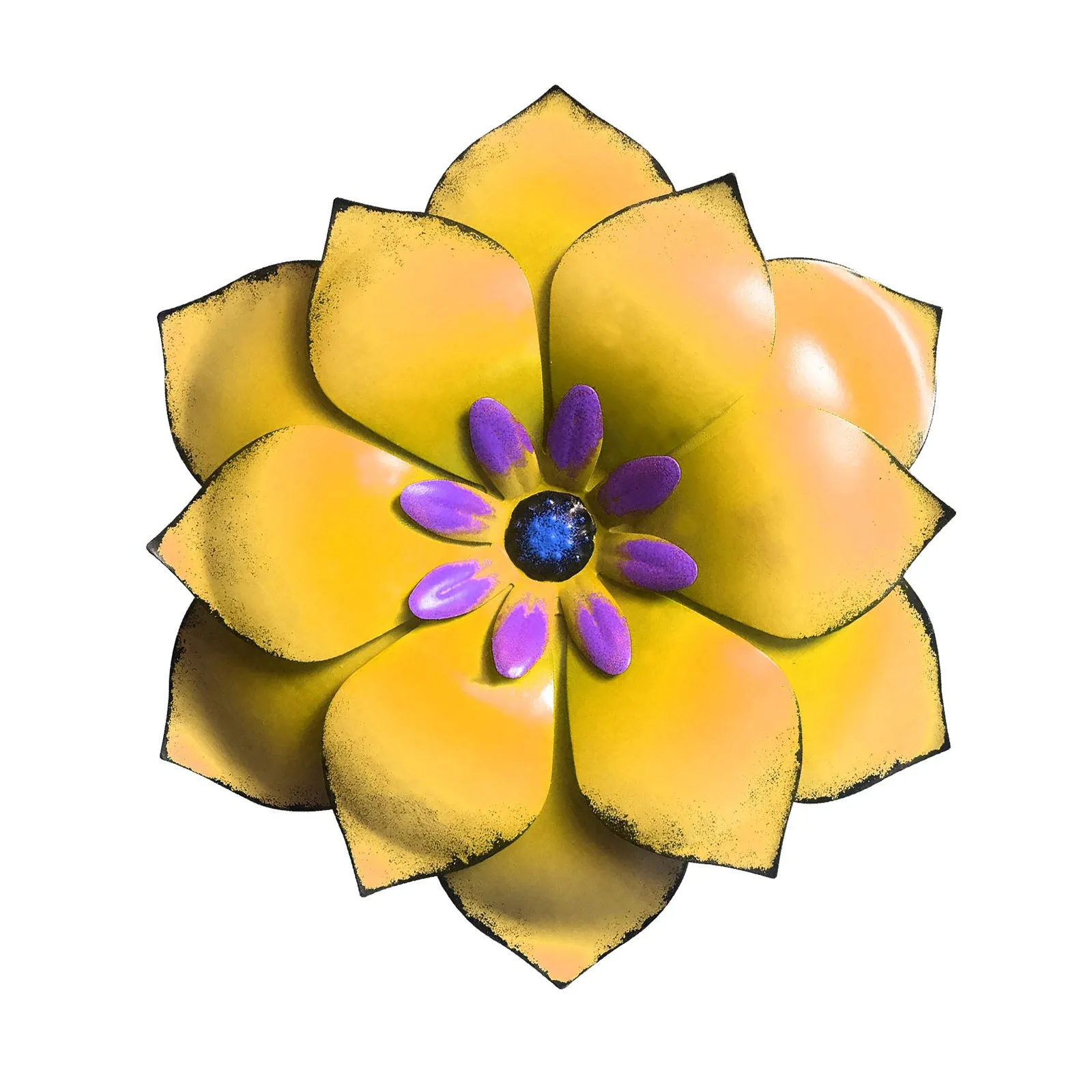 

Художественный Настенный декор, металлический цветок, настенное искусство, подвеска для помещений, улицы, сада, двора, спальни, украшение дл...