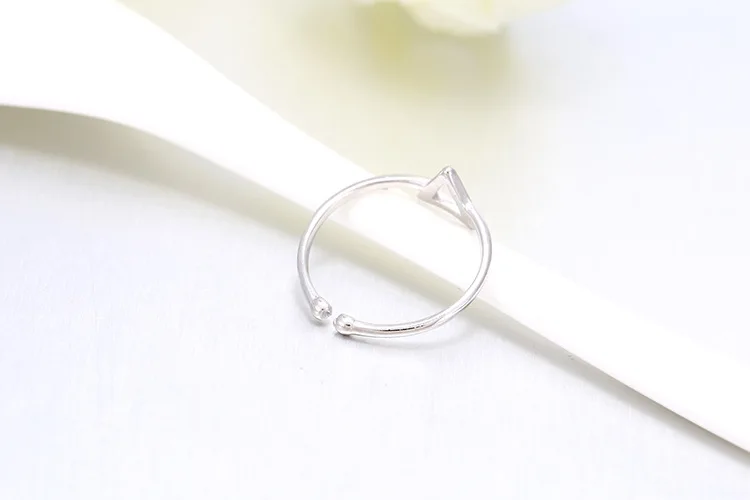 Kindey новые модные серебристого цвета треугольные кольца для мужчин и женщин Boho