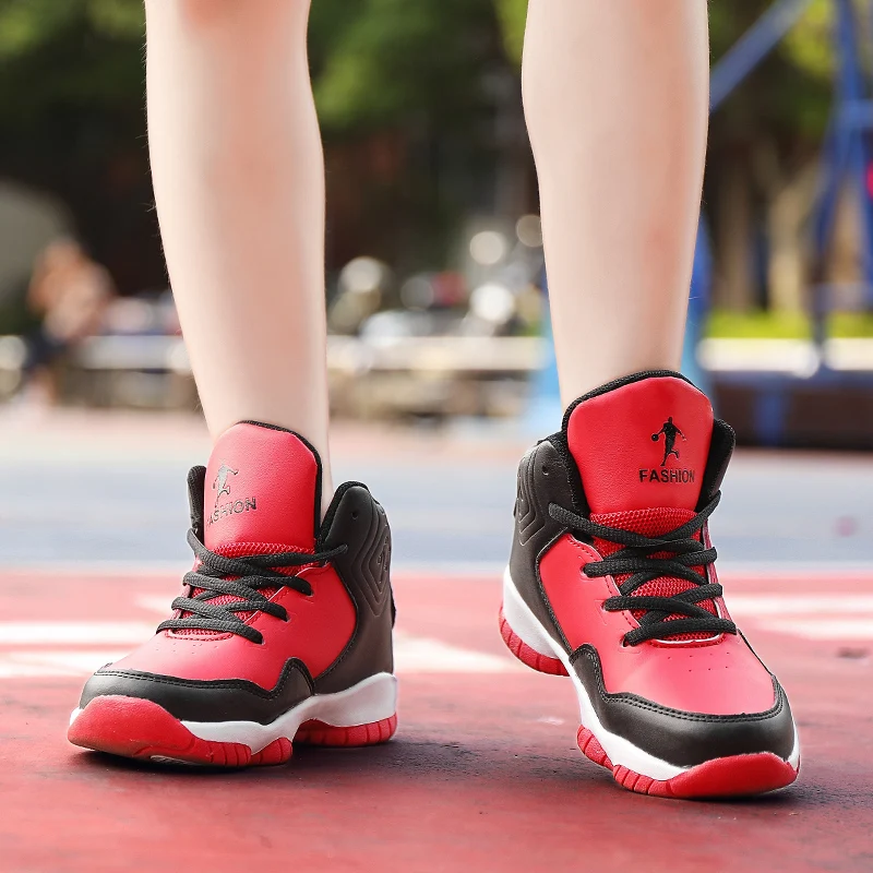 Новинка Баскетбольная обувь для мальчиков и девочек детские кроссовки