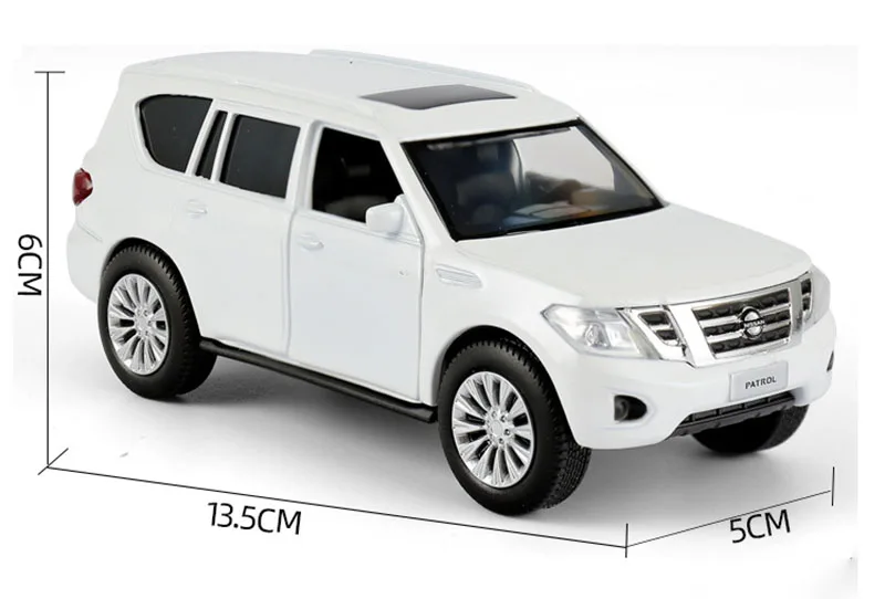 Модель автомобиля Patrol SUV из сплава игрушка литой под давлением Y62 полицейский