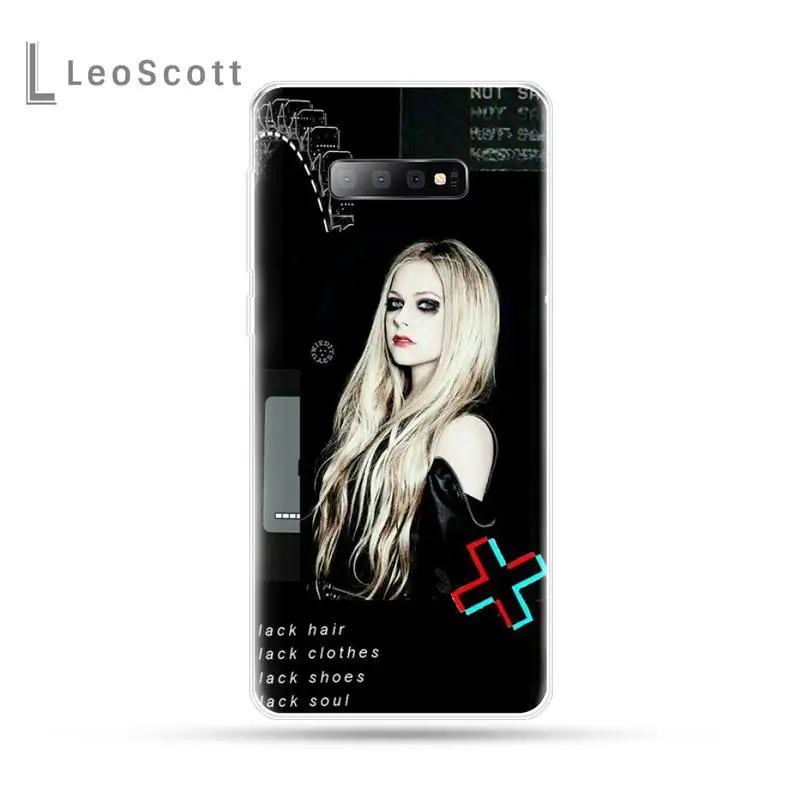 

Canada actor singer Avril Lavigne Phone Case For Samsung Galaxy S5 S7 S8 S9 S10 S10e S20 edge plus lite