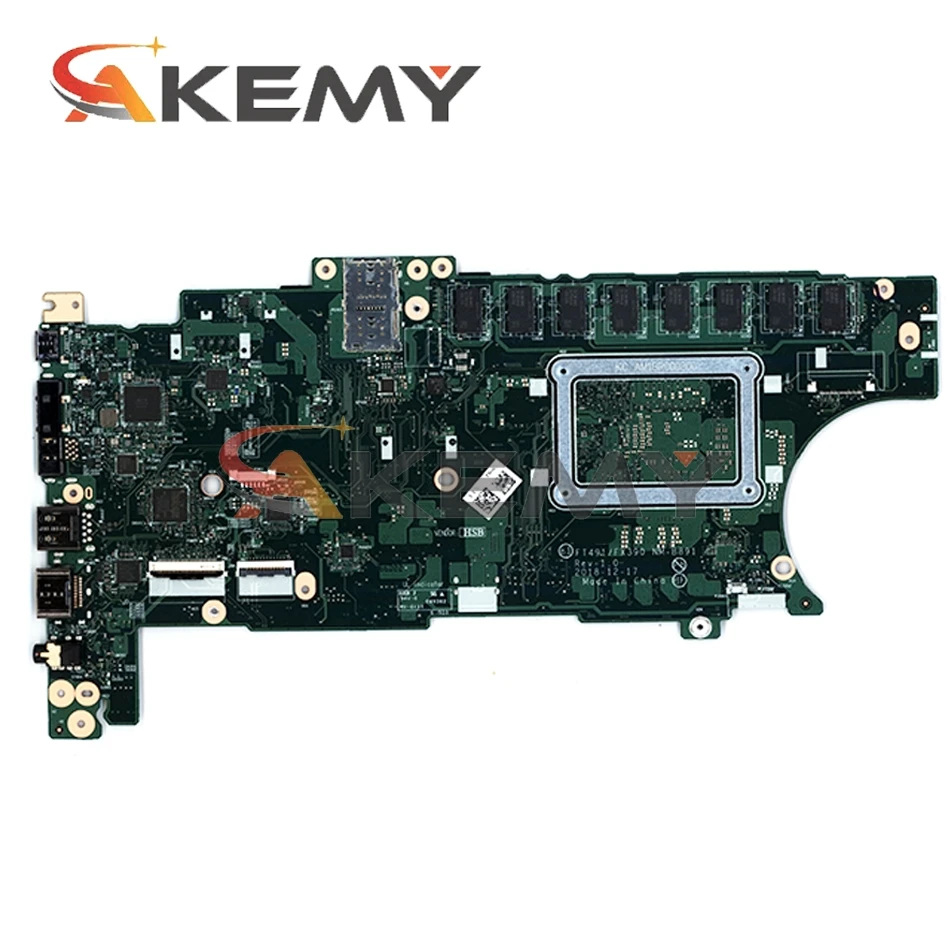 Preise NM-B891 Für ThinkPad T490S Laptop Motherboard FT491/FX390 NM-B891 Mit I7-8565U/8665U 16GB RAM Original 100% Voll Getestet
