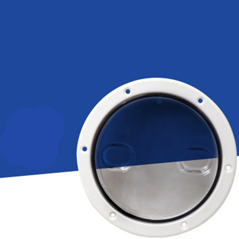 Plastic 6 Inch White Round Transparent Inspection Hatch Deck Cover Corrosion Resistant for Marine Boat Yacht RV Truck | Автомобили и