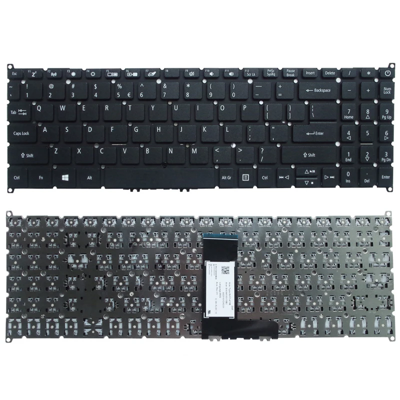 Клавиатура US для ACER SWIFT 3 SF315-41 SF315-52G SF315-51G N17P4 A615-51 N17C4 SF315-51 ноутбука с подсветкой |