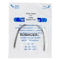 orthodontic arches wire super elastics niti archwire square form round upper lower 10 pieces dentist materials dental correction