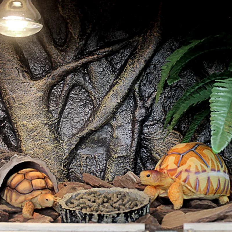 

3D Foam Rock Stone Aquarium Background Board Decor Foam Board for Reptile Fish Tank 60x45cm E7