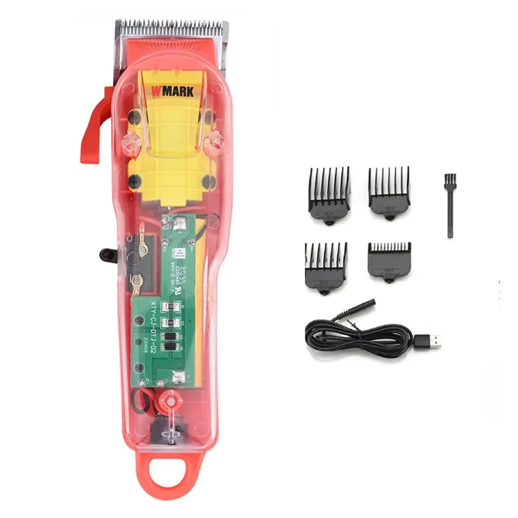 

Full Transparent Oil Head Electric Hairdresser Ng-108b With Anti Slip Sleeve High Carbon Steel Blade