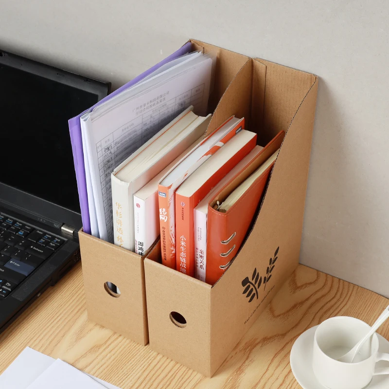 Складная папка для файлов с листьями коробка хранения гофрированной бумаги