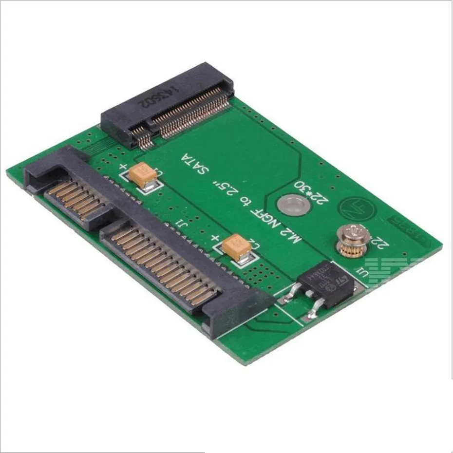 Переходник NGFF M.2 на SATA 22Pin 2 5 дюйма адаптер для жесткого диска маленькая плата SSD
