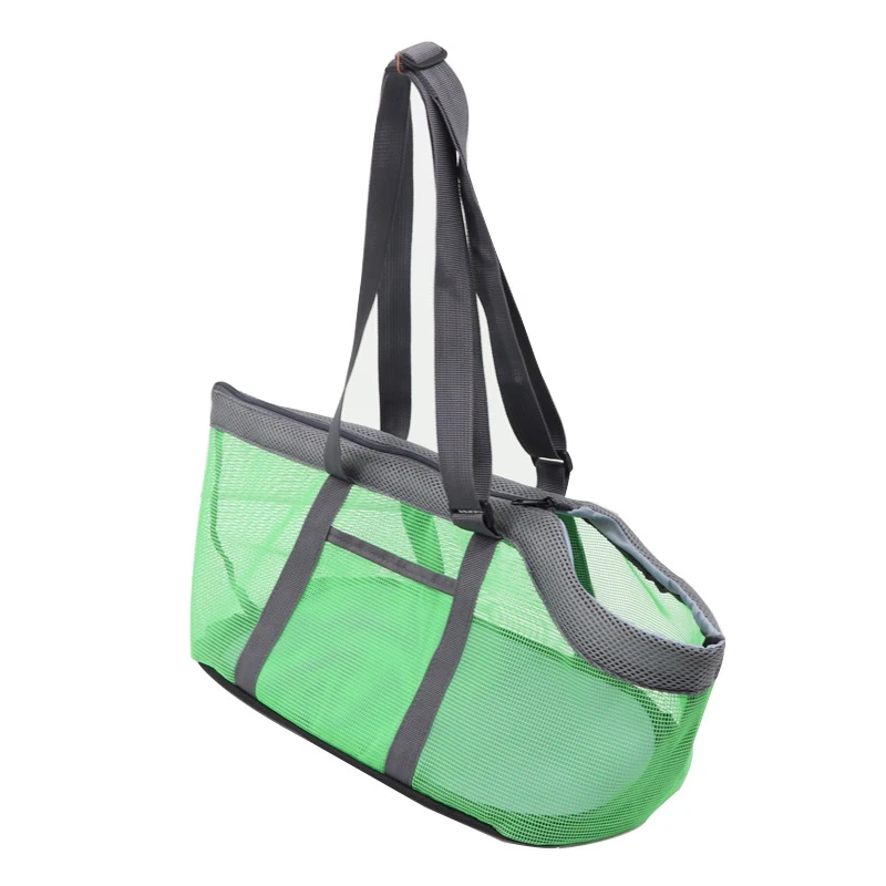 

Переносная переноска для собак/кошек, вентилируемая 4-сторонняя сетка, на молнии, дизайн верха