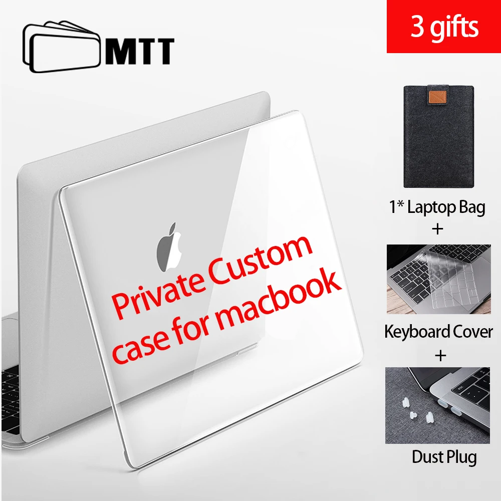Чехол для ноутбука MTT на заказ Macbook Air Pro 11 12 13 15 16 funda PC жесткий чехол mac book pro сумка