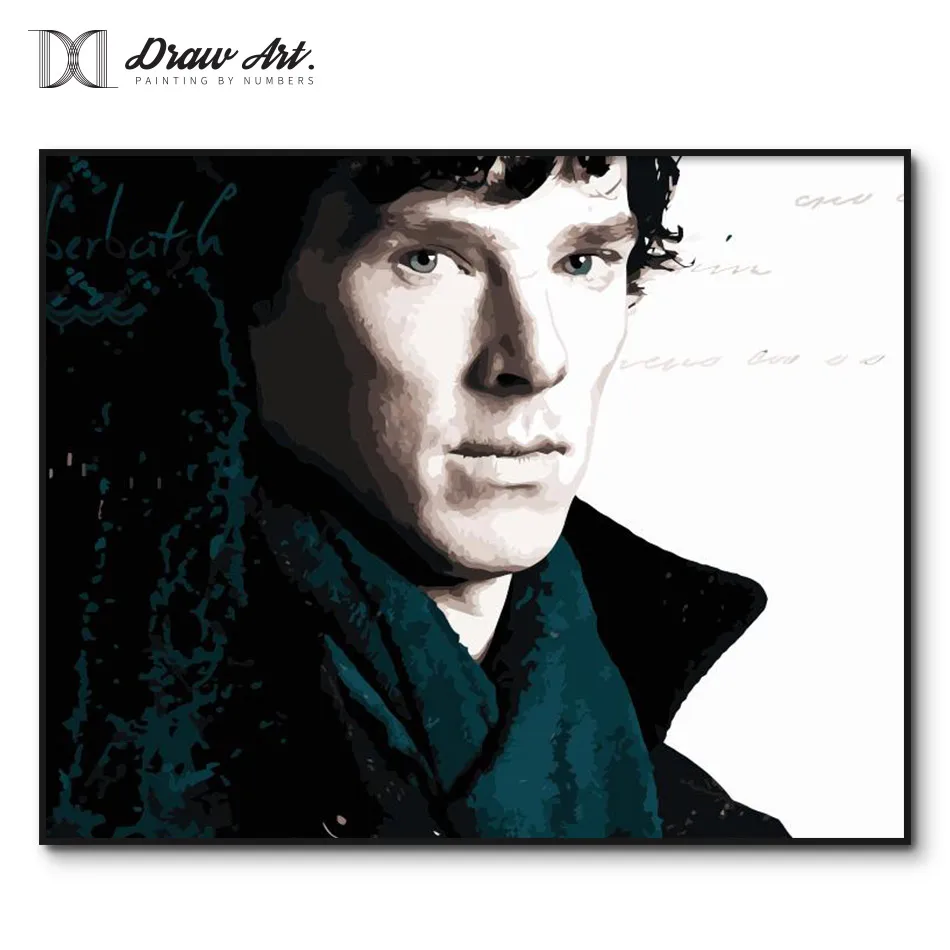 Картины для творчества картина на стену рисование по номерам Постер Шерлока