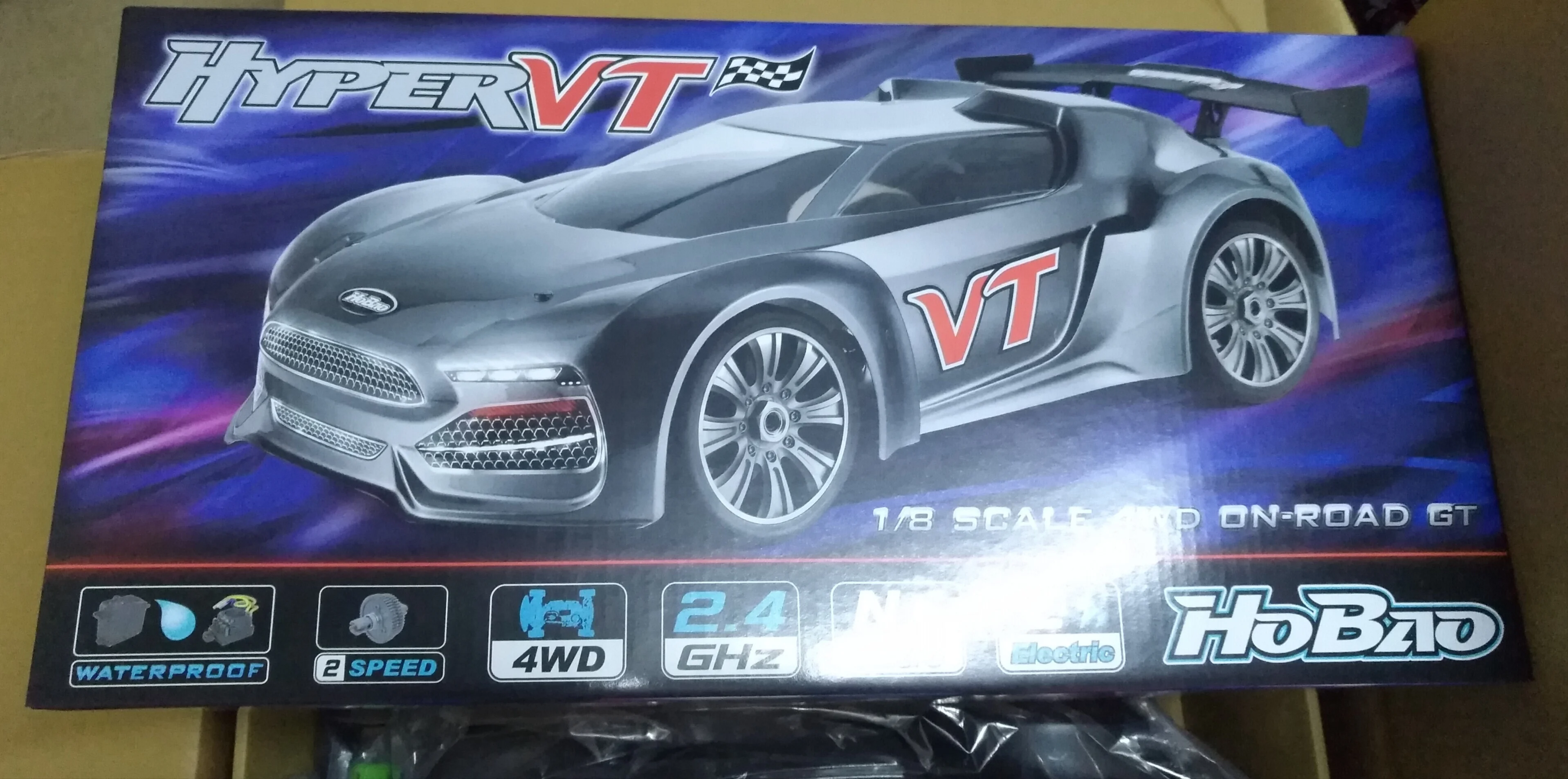 HOBAO Hyper VT 1/8 SCALE 4WD ON ROAD GT 80% RTR Touring Профессиональный высокоскоростной автомобиль с дистанционным управлением