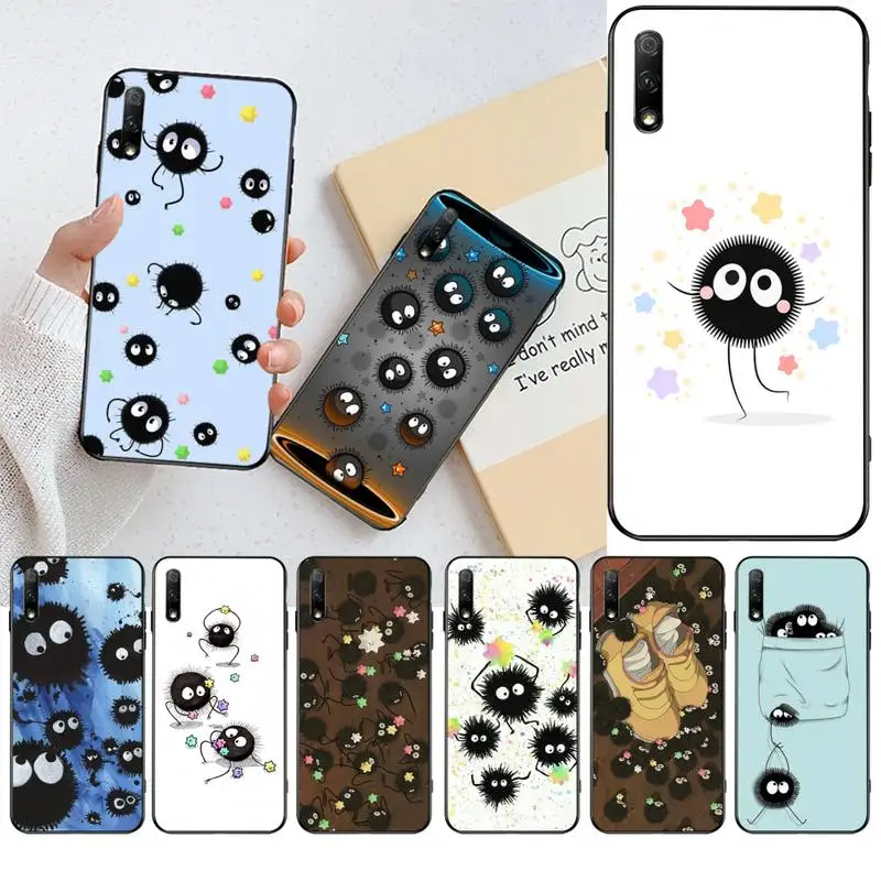 Чехол для телефона с рисунком Тоторо из мультфильма Spirited Away Soot Huawei Honor 30 20 10 9 8 8x 8c v30 Lite view pro|Бамперы| |