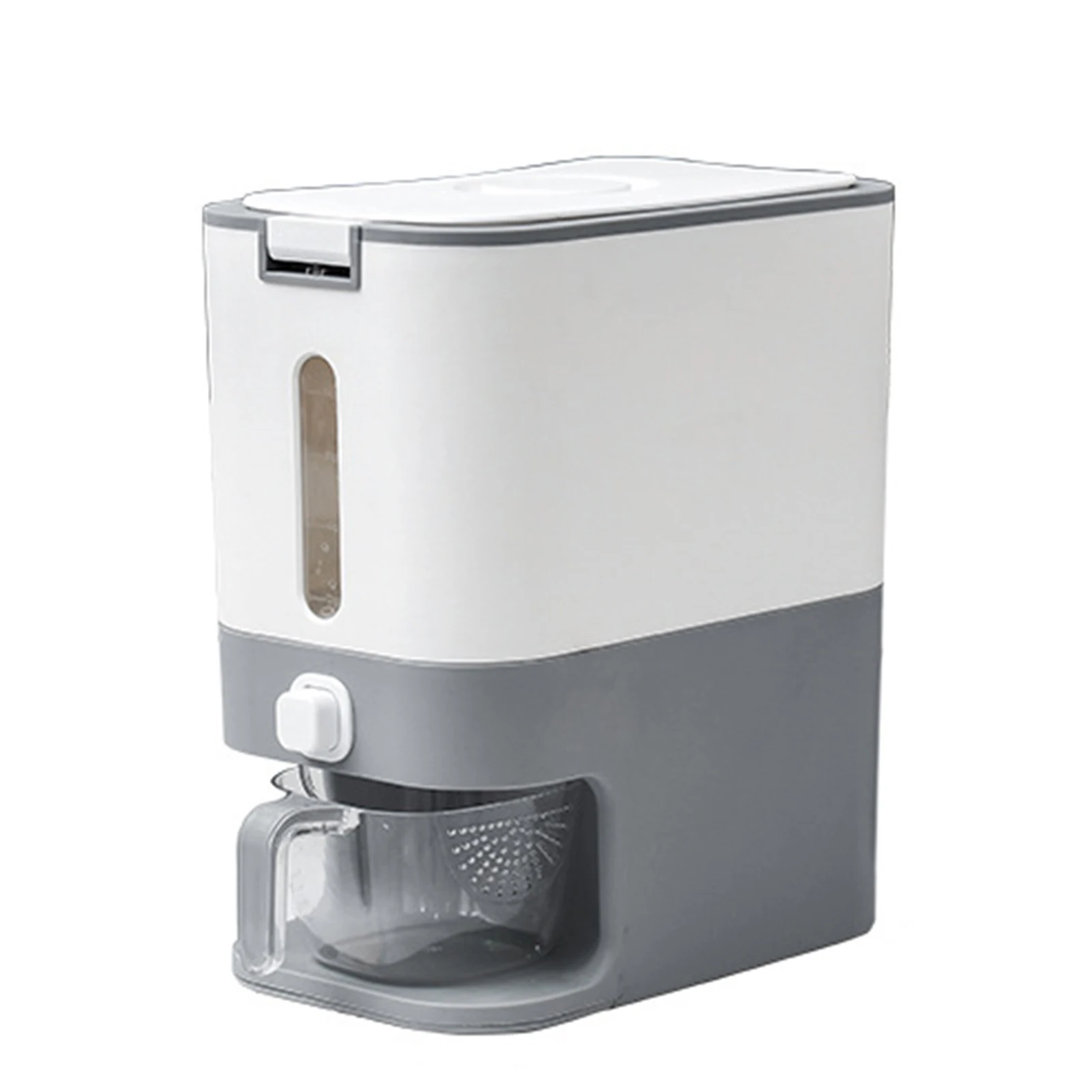 

1PCS Smart Sealed Box Rice Storage Container Plastic Insect-proof Moisture-proof Rice Bucket Household Rice Grains Tank