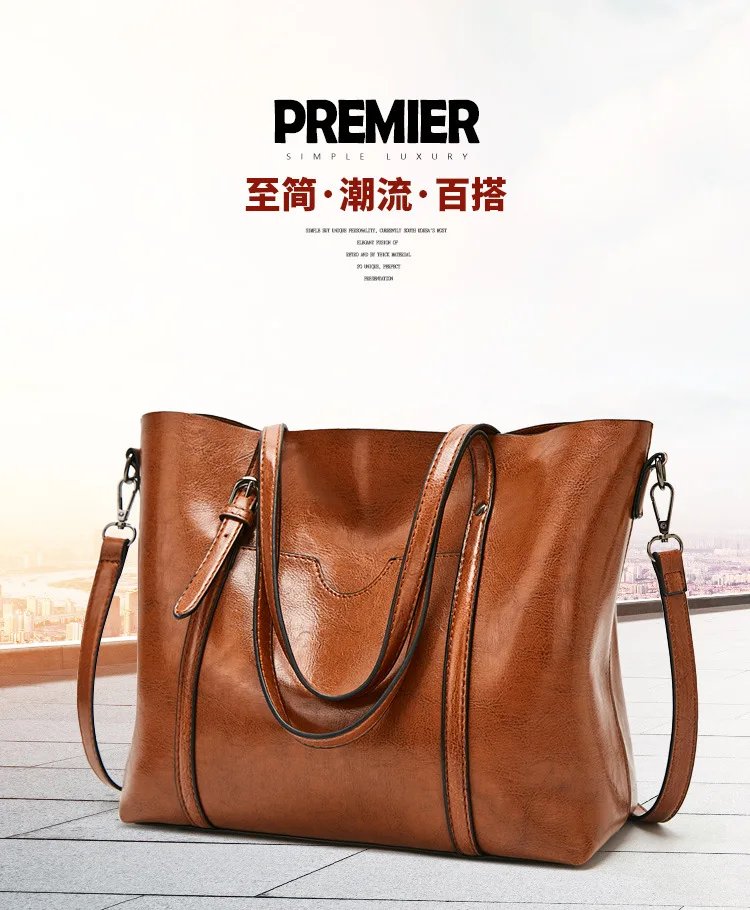

2019 new fashion simple women's bag Korean version of Joker shoulder Messenger bag ladies high-capacity handbags