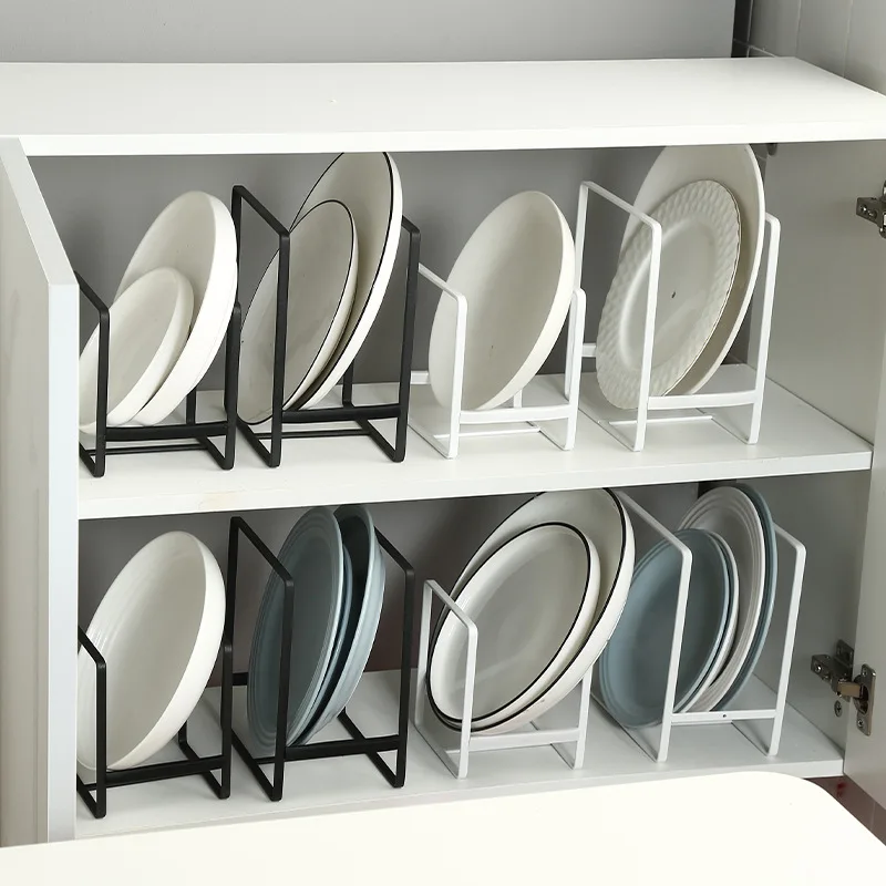 

Cabinet Furniture Drain Dish Rack Household Size Dish Storage Dish Rack with Silicone Sleeve Kitchen Supplies Organizer