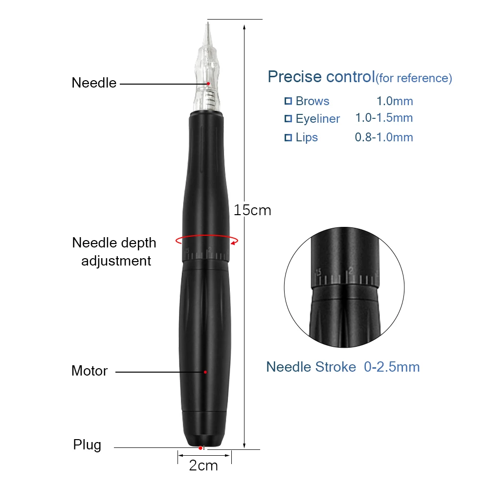 BMX Перманентный макияж машина пму тату наборы профессиональная ручка для бровей
