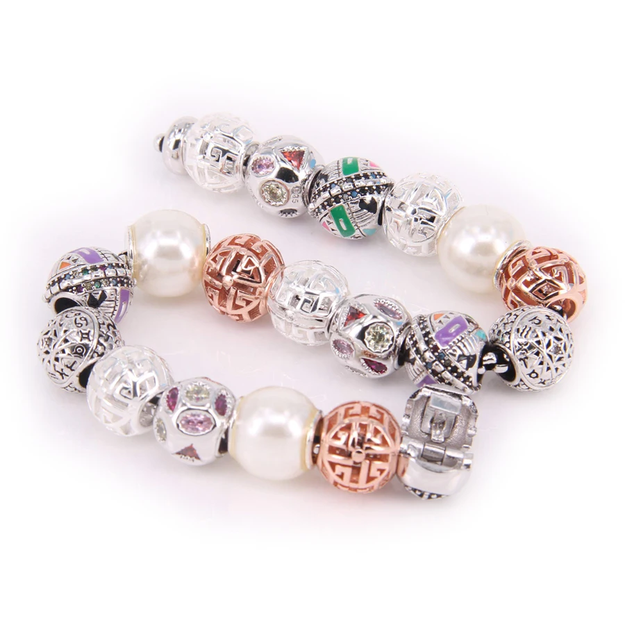 Браслет Hemiston TS с символом солнца голубые бусины в виде черепа браслет из кармы