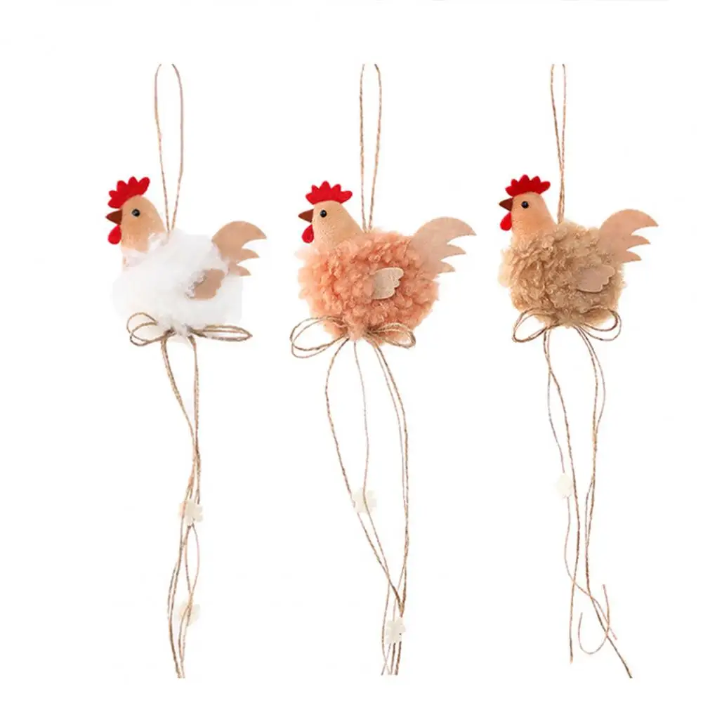 Пеньковая веревка кулон &quotПасха&quot декоративные фланель висит милый петух