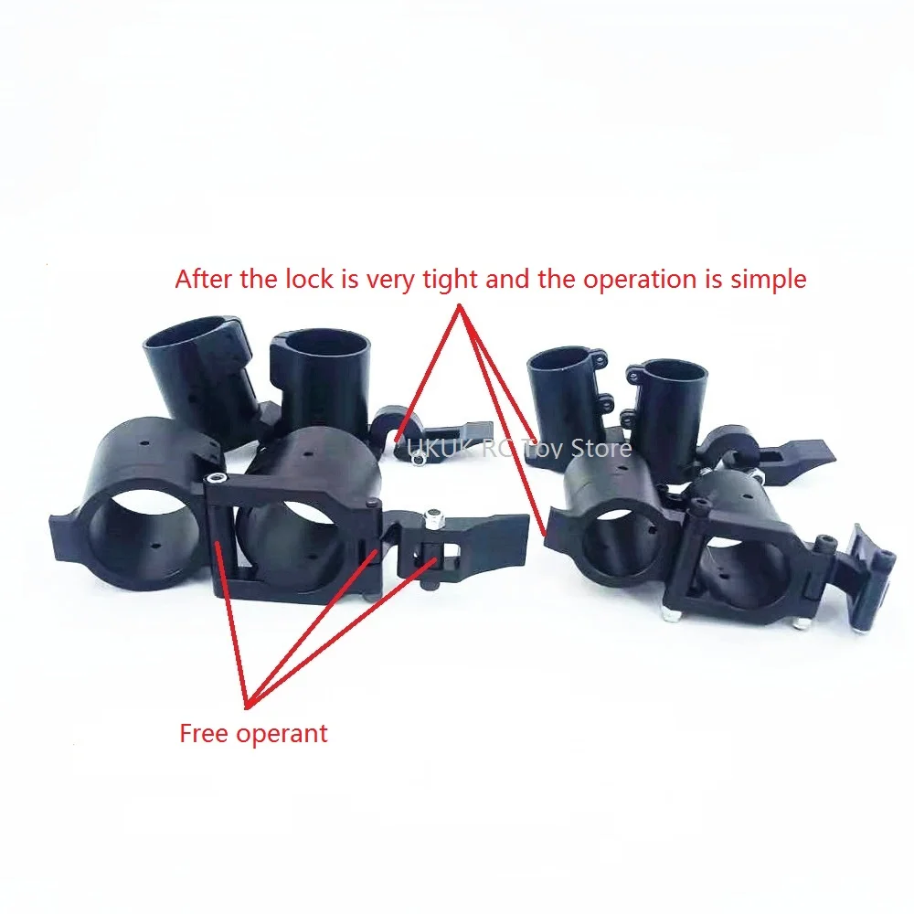 Горизонтальный складной рычаг из алюминиевого сплава с ЧПУ D25/30/35/40 мм зажим