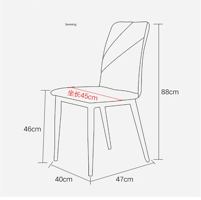 

Nordic Dining Chairs Minimalist Dining Table and Chair Combination Modern Minimalist Luxury House Apartment Living Room Chair