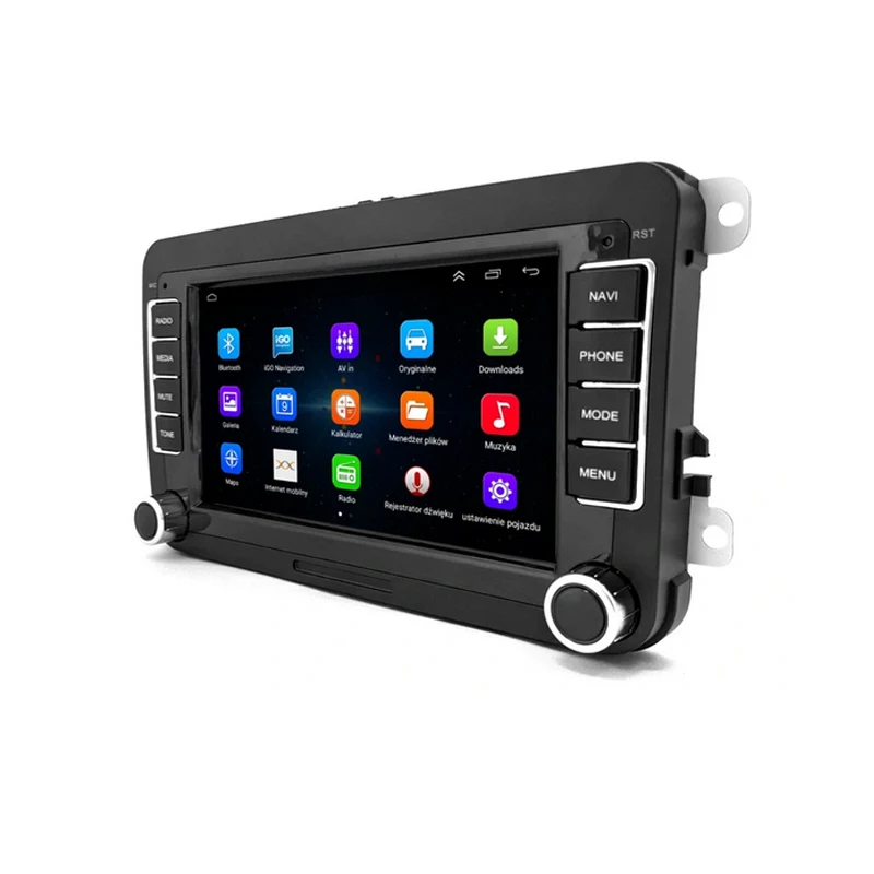 Автомагнитола 2 din с gps мультимедиа для автомобиля Android 10 0 VW Golf 5 6 Je tta Mk5 Mk6 Passat CC Tiguan