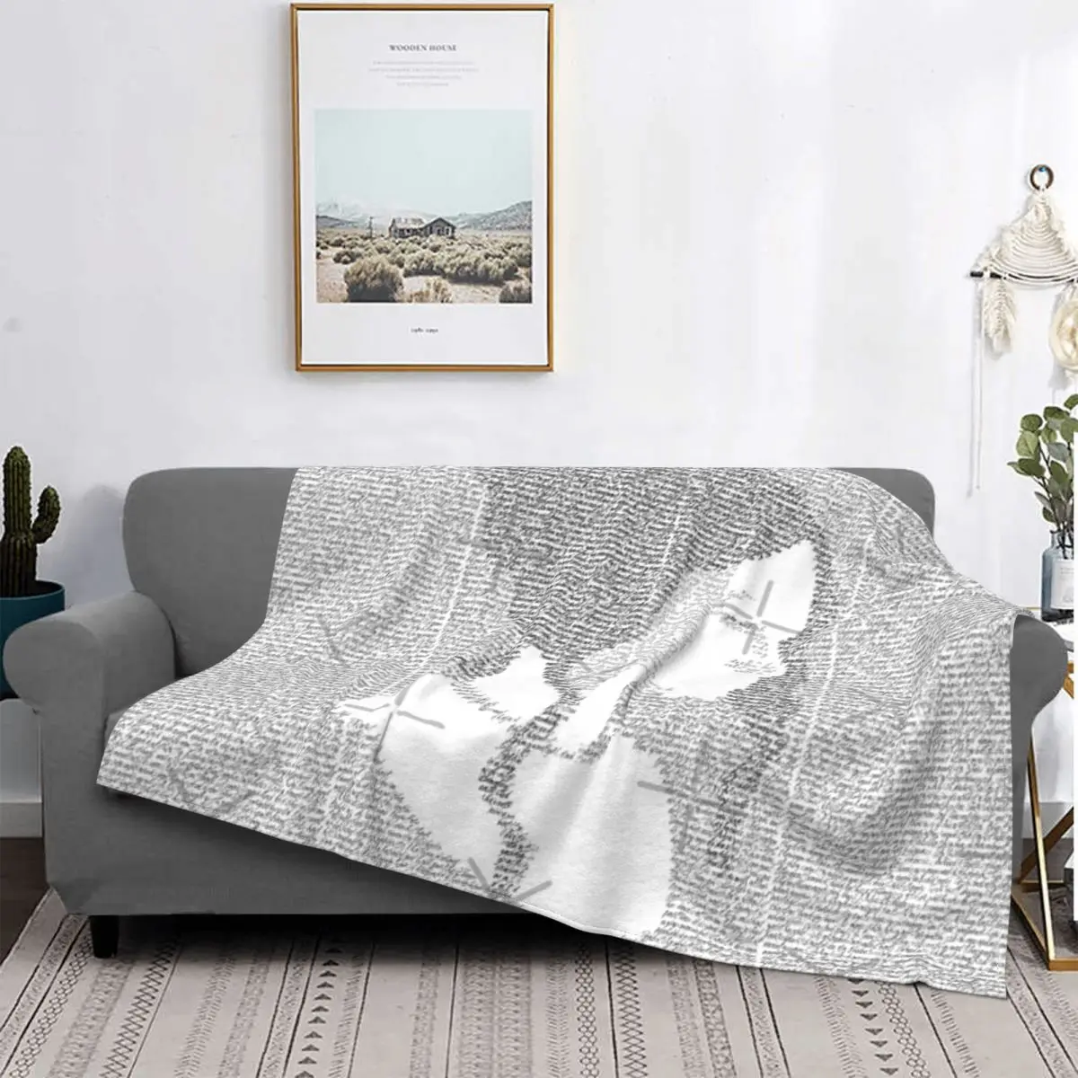 

Manta de Pride y premom, colcha para cama a quadros, manta de felpa с капучинатором из аниме, colcha para camas