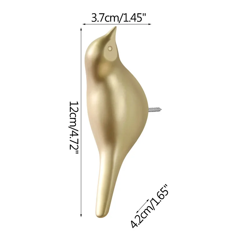 

Bird Decoration Hook Animal Hanger Key Chain Cute Room Decoration Wall Hook Home Decoration Accessories Living Room Rack