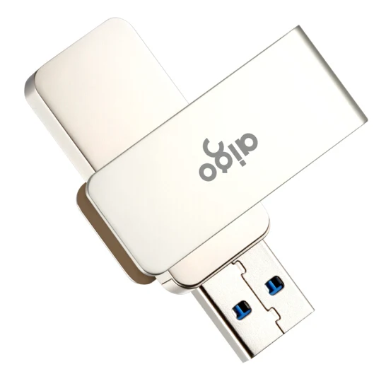 Высокоскоростной USB флеш накопитель Aigo 4 ГБ 8 металлический вращающийся