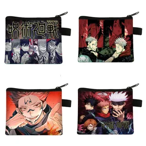 Кошелек для мелочи для мальчиков и девочек из японского аниме джудцу кайсен, милый многофункциональный бумажник 5t5 для ключей, кредитных карт, сумочка, подарок для детей
