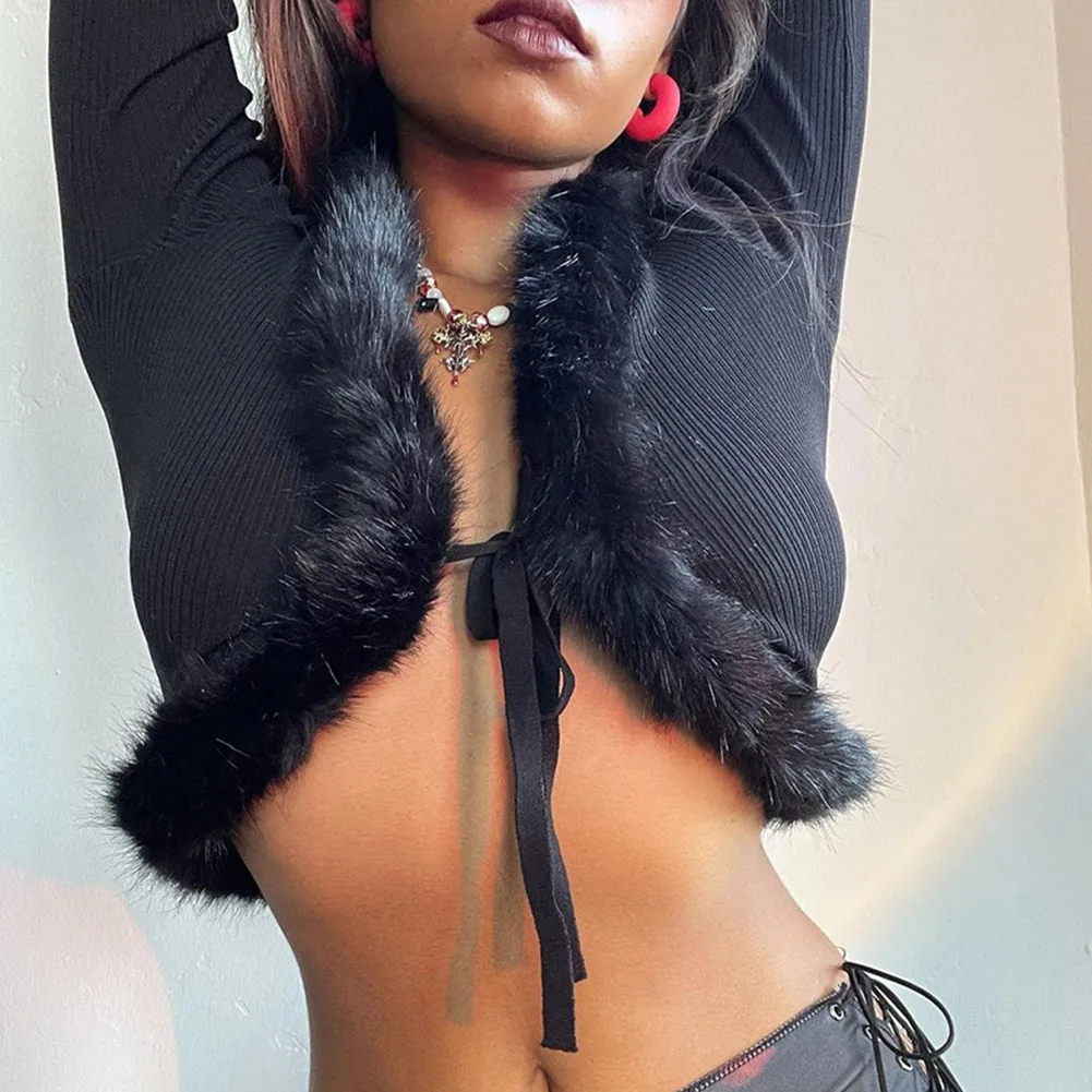 YiYiMiYu женские футболки Kawaii Y2K эстетические ребристые трикотажные корейские