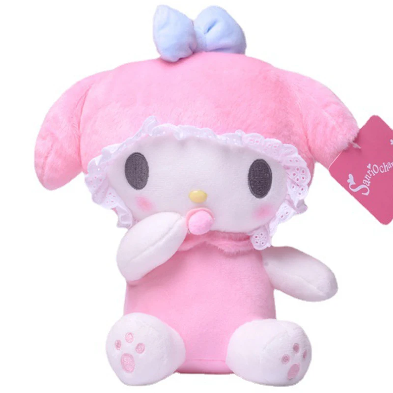 

20Cm Kawali My Melody Nipple Fluffy Cute Rabbit Pillow Soft Stuffed Plush Peluche Animal Dolls Home Decor Unisex Gift Kids Toys
