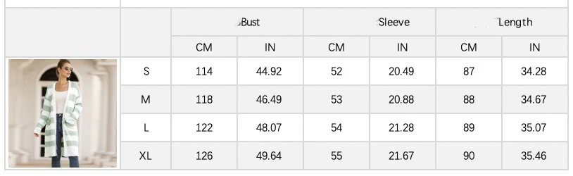 Новинка 2019 зимний Кардиган Женский вязаный кардиган в полоску с открытым стежком