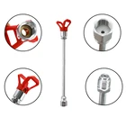 Наконечник для пистолета-распылителя краски безвоздушный удлинитель стержень из алюминиевого сплава инструмент распылитель удлинитель 203050 см для распылителя