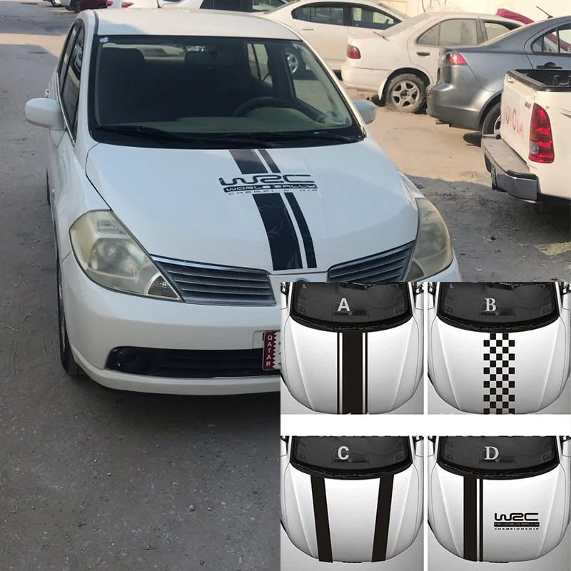 Наклейки для спортивной головы виниловые покрытия автомобилей Racing Skoda Octavia A7 A5 Fabia