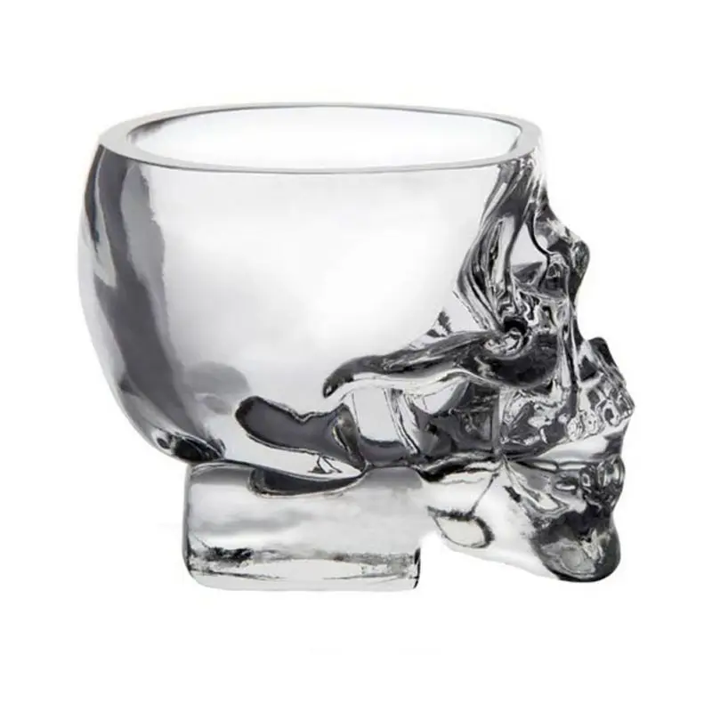 Crystal Skull Head Cup Shot Glass For Whiskey Wine Vodka Transparent Home Drinking Gift |