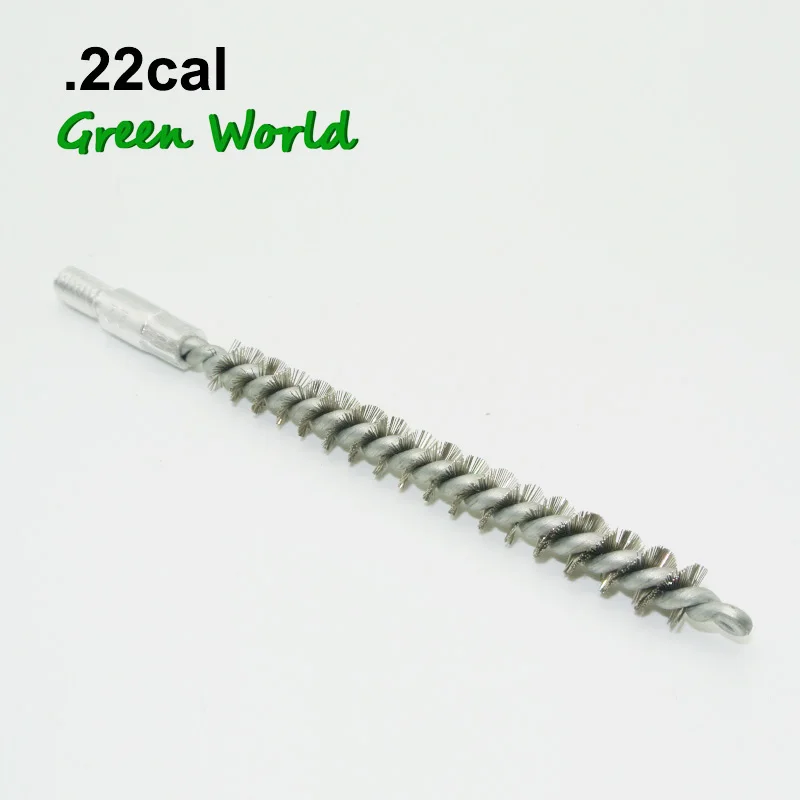 Щетка из нержавеющей стали Green World 5 шт./лот. 22/.25.30cal щетка для чистки пистолета нить