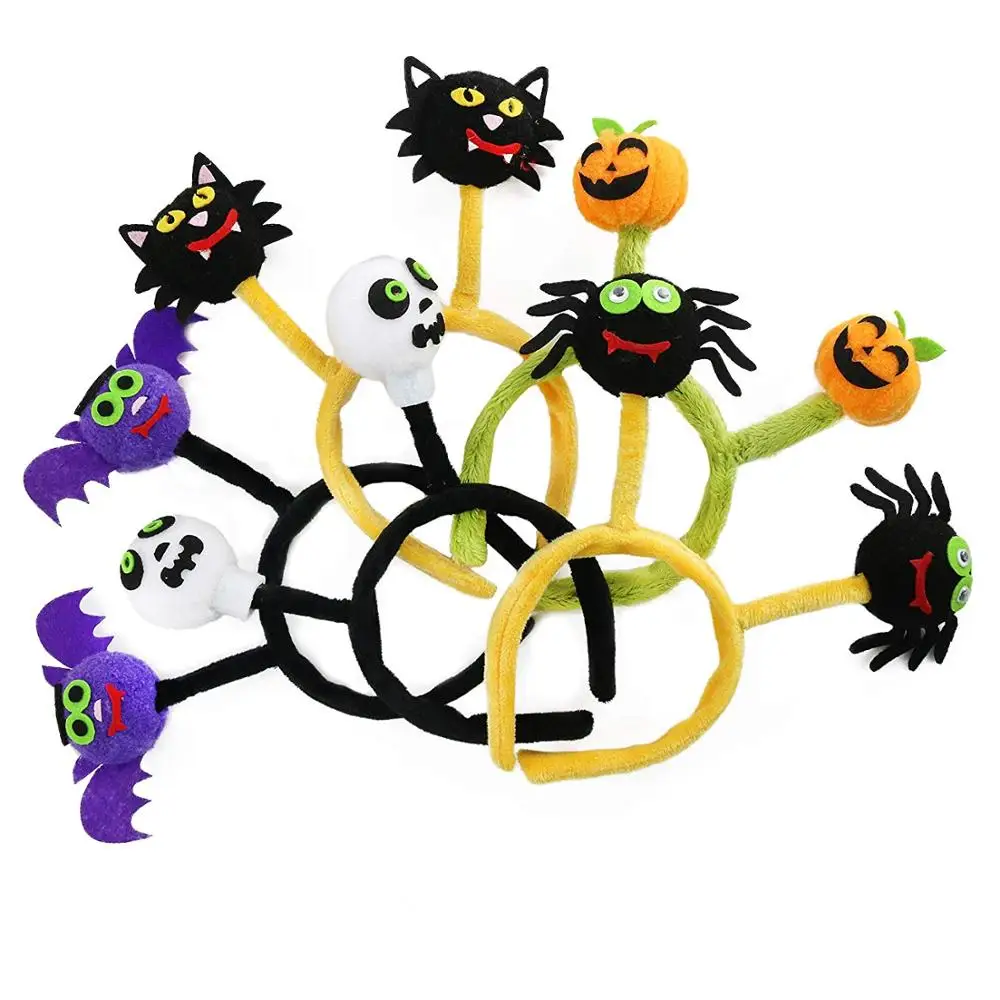 Хэллоуин тыква летучая мышь паук Кот Скелет искусство 5 шт. детское платье для