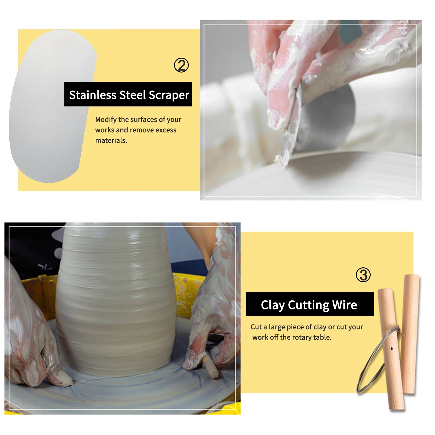 8 шт./компл. высокое качество инструменты для гончарного дела комплект Керамика